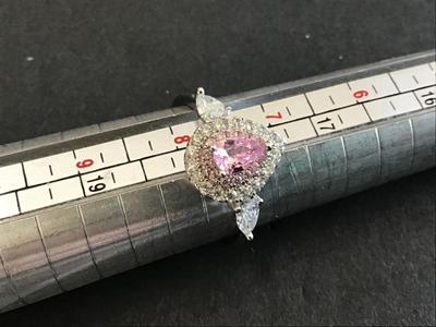 S925 Pink Fashion Ring