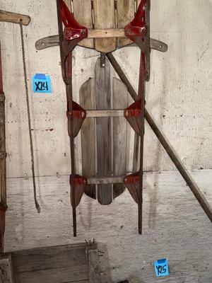 Sale Photo Thumbnail #1392: X24 Antique sleds