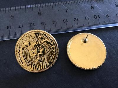 Ann Klein Lion Head Earrings