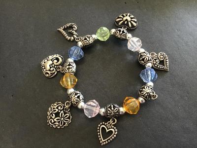 Heart Charm Bracelet