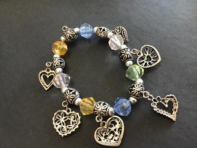 Heart Charm Bracelet