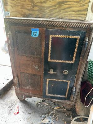 Sale Photo Thumbnail #1500: X2 Antique safe