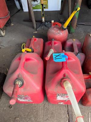 Sale Photo Thumbnail #1502: X1 Gas cans