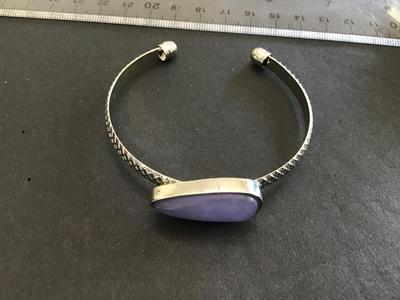 Purple Stone Cuff