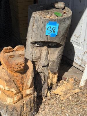 Sale Photo Thumbnail #1574: S8 Wood carvings