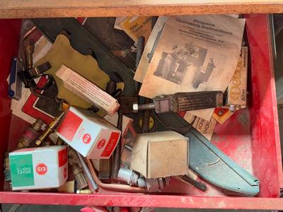 Sale Photo Thumbnail #1686: G139 Cabinet + contents