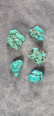 Lot 30: Five (5) Turquoise Stones