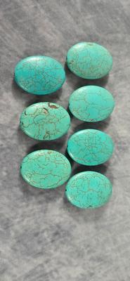 Lot 42: Seven (7) Turqoise Stones