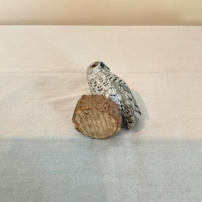 800 Small Handcarved Owl Figure