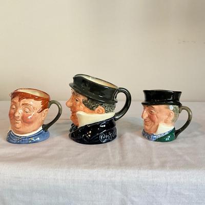 805 Lot of Three Royal Doulton Toby Jugs