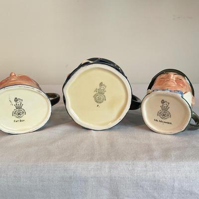 805 Lot of Three Royal Doulton Toby Jugs