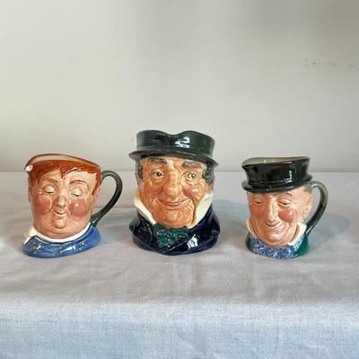 805 Lot of Three Royal Doulton Toby Jugs