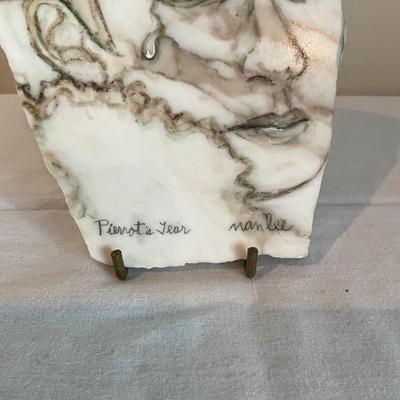 808 Pierrot's Tear Art on Stone by Nan Lee