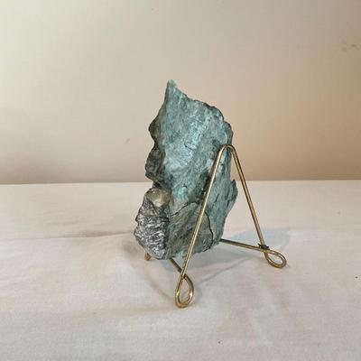 809 Vintage Original Dolphin Art on Stone by Nan Lee