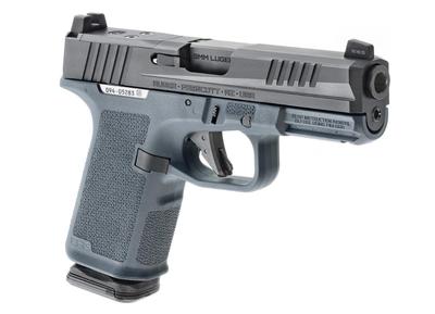 Sale Photo Thumbnail #6: MANUFACTURER: Ruger
FAMILY: RXM Series
MODEL: RXM
TYPE: Semi-Auto Pistol
ITEM GROUP: Centerfire Polymer Pistols
ACTION: Striker Fired
CALIBER/GAUGE: 9mm
FINISH: Black FNC Nitride
FINISH TYPE: Black
FRAME: Polymer Frame
STOCK/GRIPS: Stealth Gray Magpul EHG