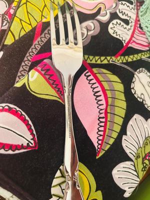 ONIEDA FLATWARE IN BOX AND CLOTH NAPKINS