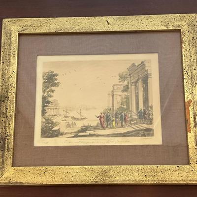 995 Pair of Colored Engravings
