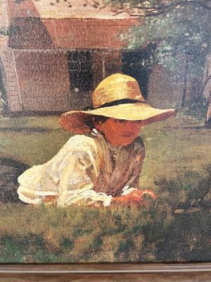 “THE NOONING” BY WINSLOW HOMER c. 1872