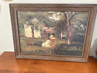 “THE NOONING” BY WINSLOW HOMER c. 1872