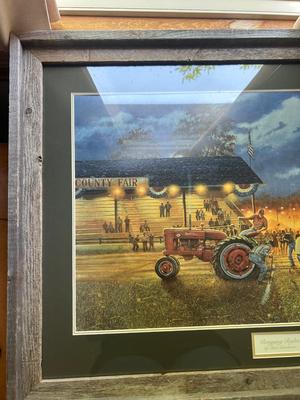 COOL BARN WOOD FRAMED ART PRINT “BRAGGING RIGHTS” by DACE BARNHOUSE