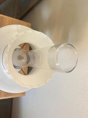 PARLOR GLASS GLOBE LAMP