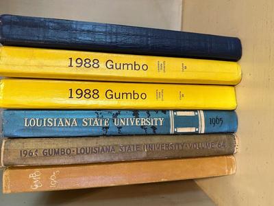 Vintage Louisiana State University “Gumbo” Yearbooks
