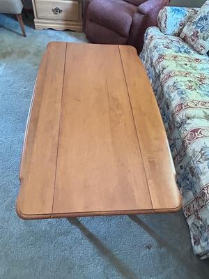 MCM HEYWOOD WAKEFIELD DROP LEAF COFFEE TABLE IN EXCELLENT CONDITION