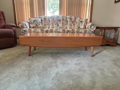 MCM HEYWOOD WAKEFIELD DROP LEAF COFFEE TABLE IN EXCELLENT CONDITION