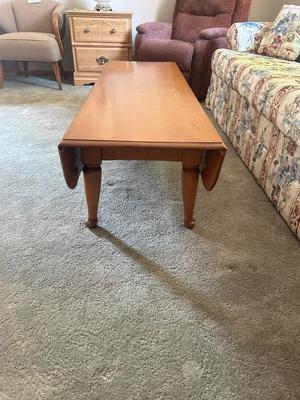 MCM HEYWOOD WAKEFIELD DROP LEAF COFFEE TABLE IN EXCELLENT CONDITION