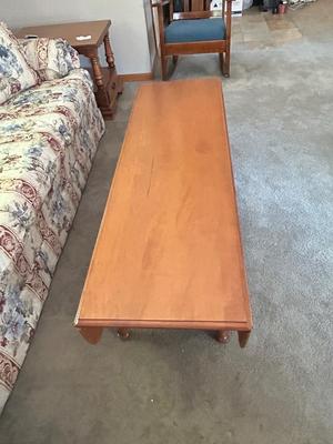MCM HEYWOOD WAKEFIELD DROP LEAF COFFEE TABLE IN EXCELLENT CONDITION