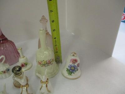 Antique Glass & Porcelain Bells