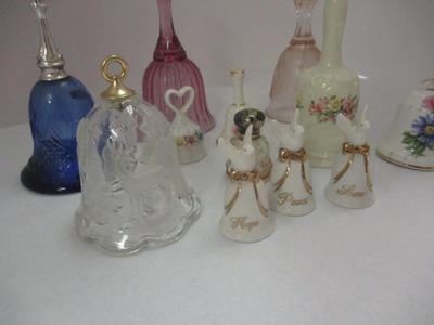 Antique Glass & Porcelain Bells