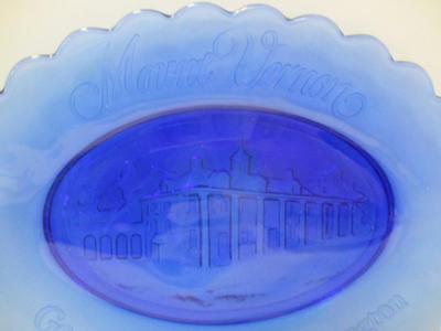 The Spirit of '76 Indiana Glass American Bicentennial Amber Carnival Glass Plate - Avon Mount Vernon George/Martha Washington...