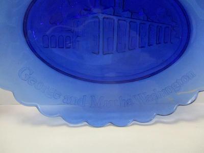 The Spirit of '76 Indiana Glass American Bicentennial Amber Carnival Glass Plate - Avon Mount Vernon George/Martha Washington...
