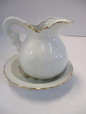 Georgian Fine China 50th Anniversary Mini Bowl & Pitcher