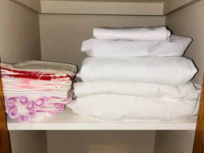FULL SIZED SHEETS AND STANDARD EMBROIDERED PILLOW CASES
