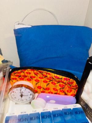 SEWING & CRAFT SUPPLIES, PERSONAL CARE ITEMS AND VTG BABY BEN ALARM CLOCK