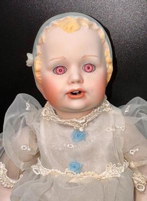 Patricia Loveless Collectible Concepts - Christening Baptism Porcelain Baby Doll 136/2000