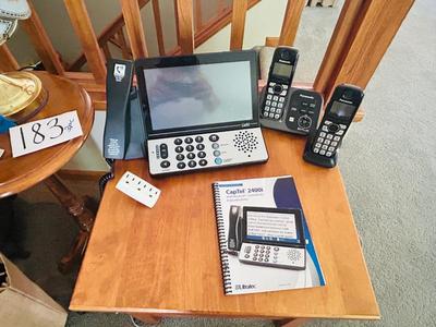 CAPTEL 2400i WITH BLUETOOTH AND SPEAKER PHONE AND PANASONIC CORDLESS TELEPHONES