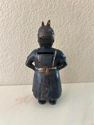 ANTIQUE CAST IRON BANK