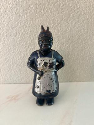ANTIQUE CAST IRON BANK