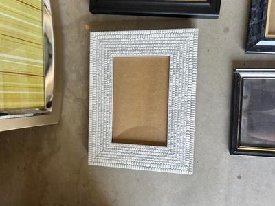 SILVER AND BLACK PICTURE FRAMES