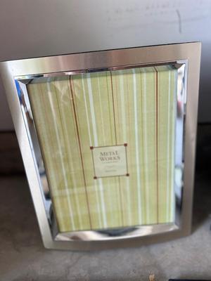 SILVER AND BLACK PICTURE FRAMES