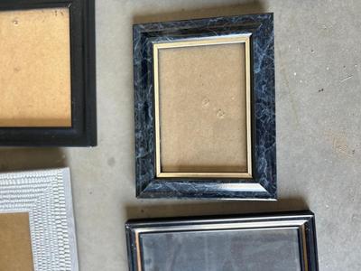 SILVER AND BLACK PICTURE FRAMES