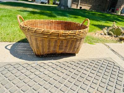 WELCOME AND ENTRY DOOR MATS PLUS A SHOE BASKET