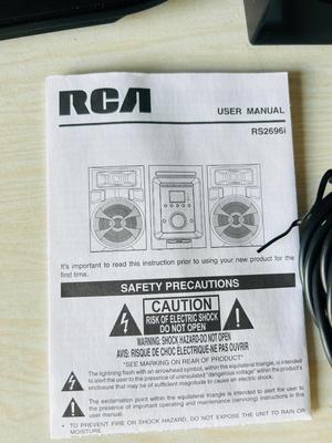 RCA 1st GEN IPOD DOCKING STEREO