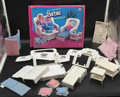 Unassembled Barbie Living Room Set - Dream Furniture Collection 1983