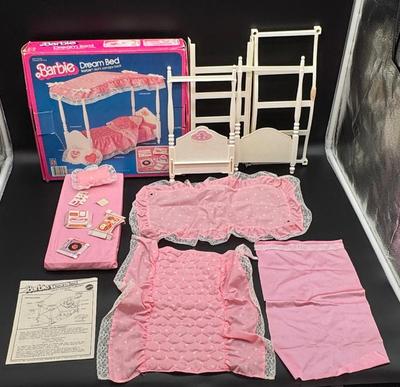 Barbie Dream Canopy Bed 1982 Original Box and Instructions