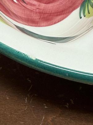 Sale Photo Thumbnail #307: There are chips on the edges of serving bowl, see photos. Otherwise in good used condition.