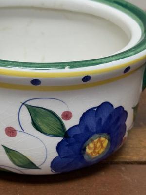 Sale Photo Thumbnail #310: There are chips on the edges of serving bowl, see photos. Otherwise in good used condition.